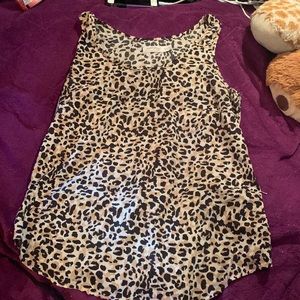 Faded Glory Leopard print tank top